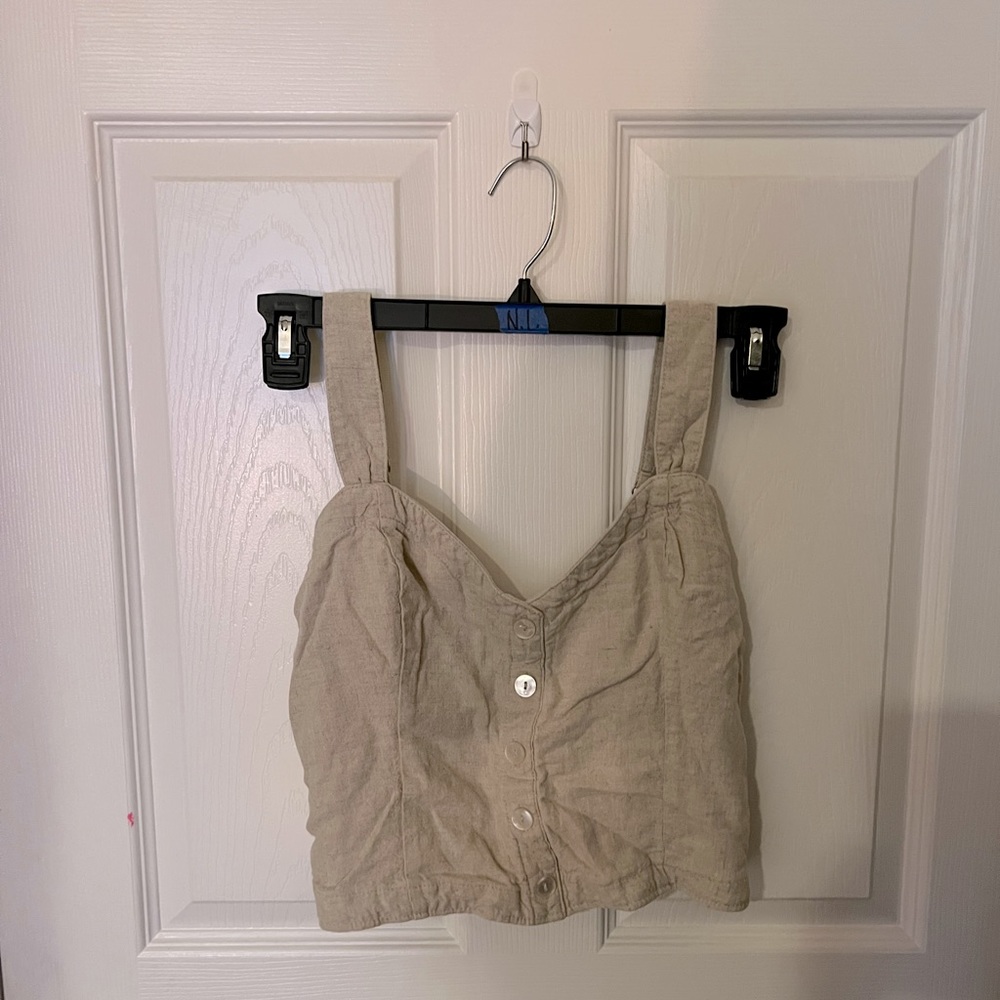 Abercrombie Beige Tank Top